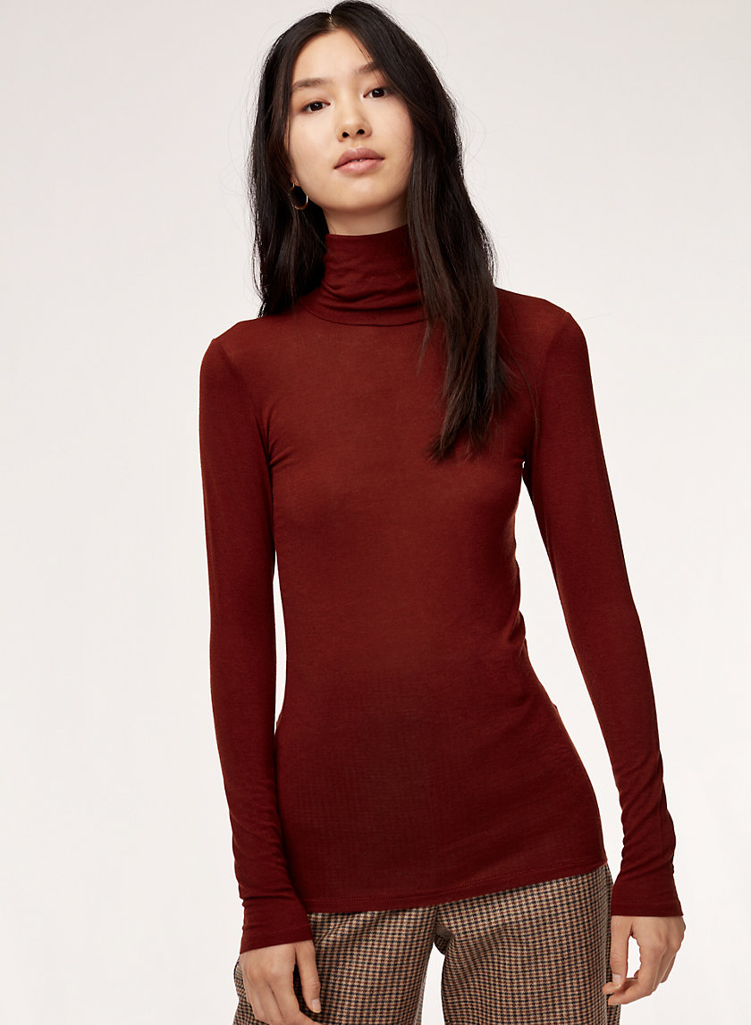 HUET T-SHIRT - Ribbed turtleneck shirt HUET T-SHIRT - Ribbed turtleneck shirt