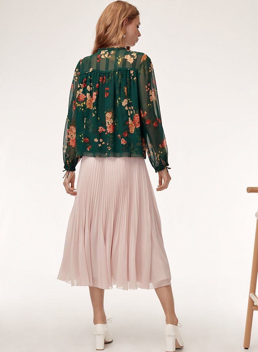 LOURDES BLOUSE - Floral, chiffon blouse LOURDES BLOUSE - Floral, chiffon blouse