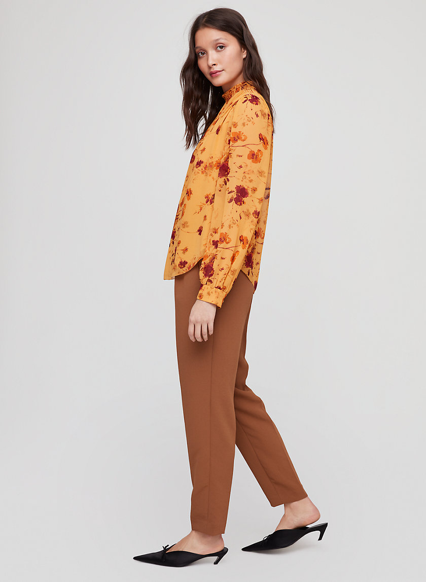 PAULA BLOUSE - Long-sleeve, mock-neck blouse PAULA BLOUSE - Long-sleeve, mock-neck blouse