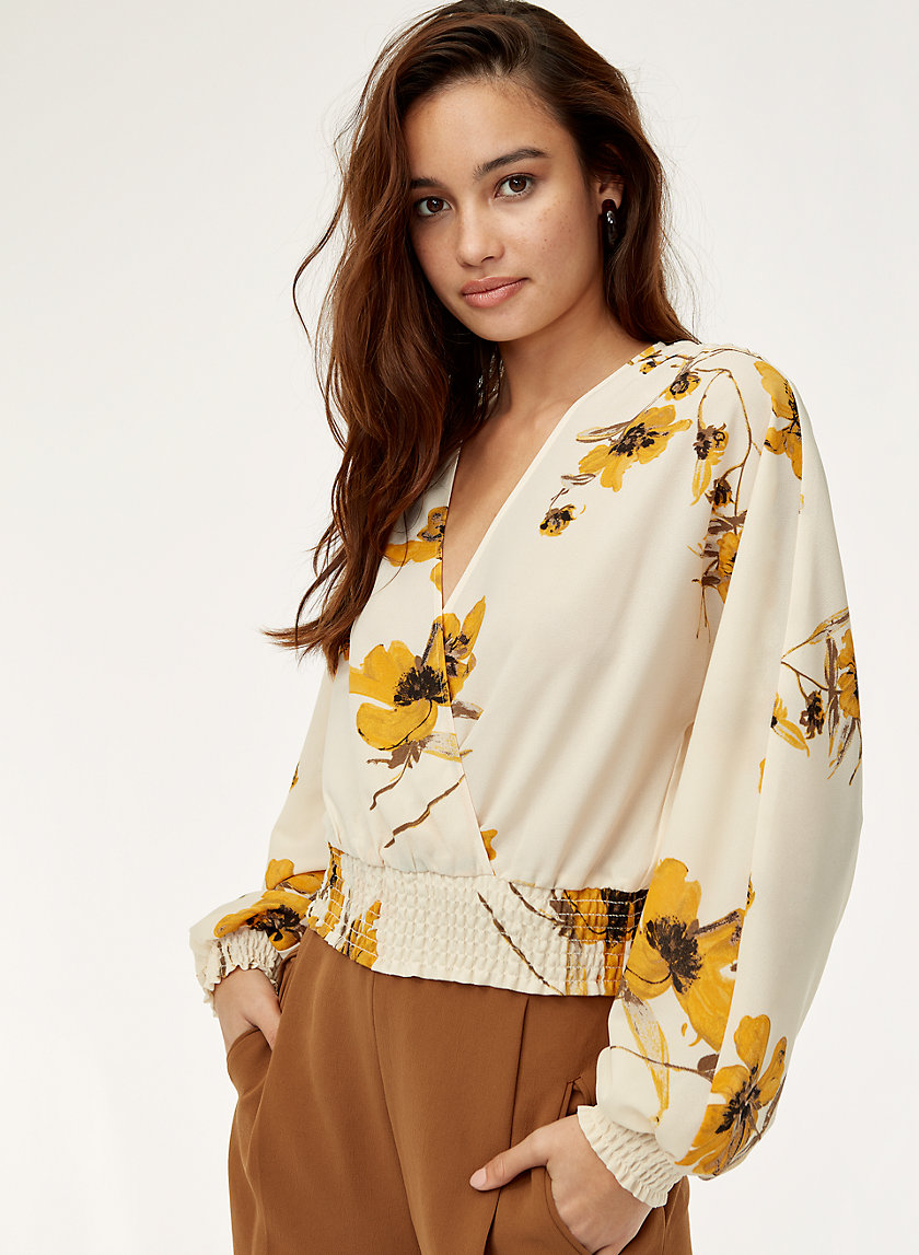 REIGN BLOUSE - Cropped, wrap blouse REIGN BLOUSE - Cropped, wrap blouse