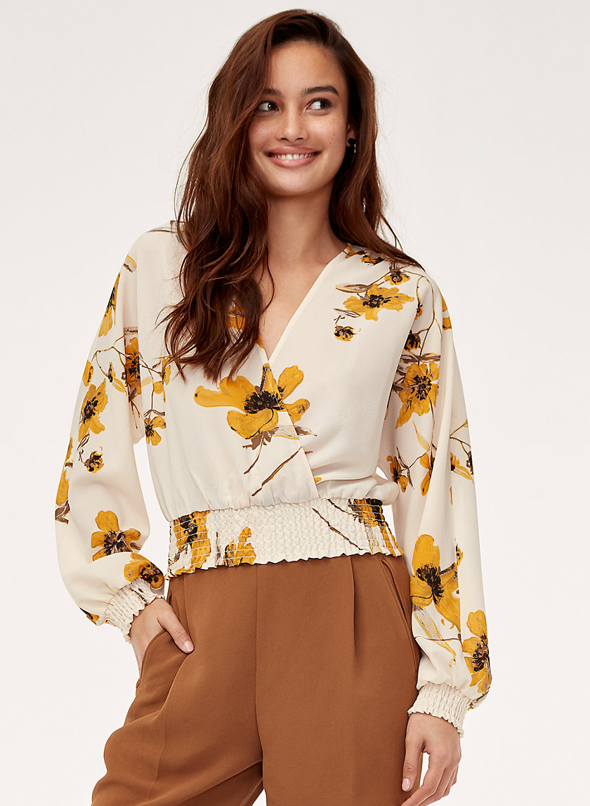 REIGN BLOUSE - Cropped, wrap blouse REIGN BLOUSE - Cropped, wrap blouse