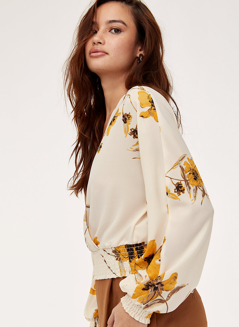 REIGN BLOUSE - Cropped, wrap blouse REIGN BLOUSE - Cropped, wrap blouse