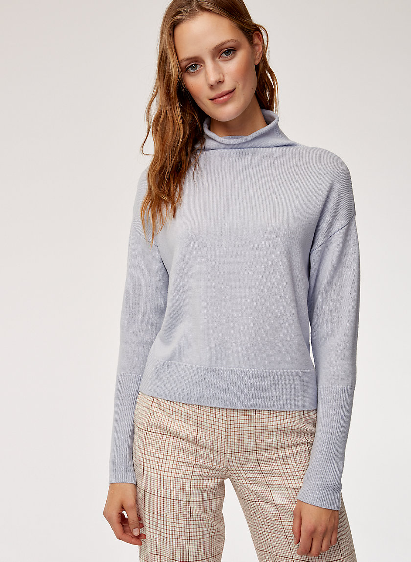 CYPRIE SWEATER - Merino-wool mock-neck sweater CYPRIE SWEATER - Merino-wool mock-neck sweater