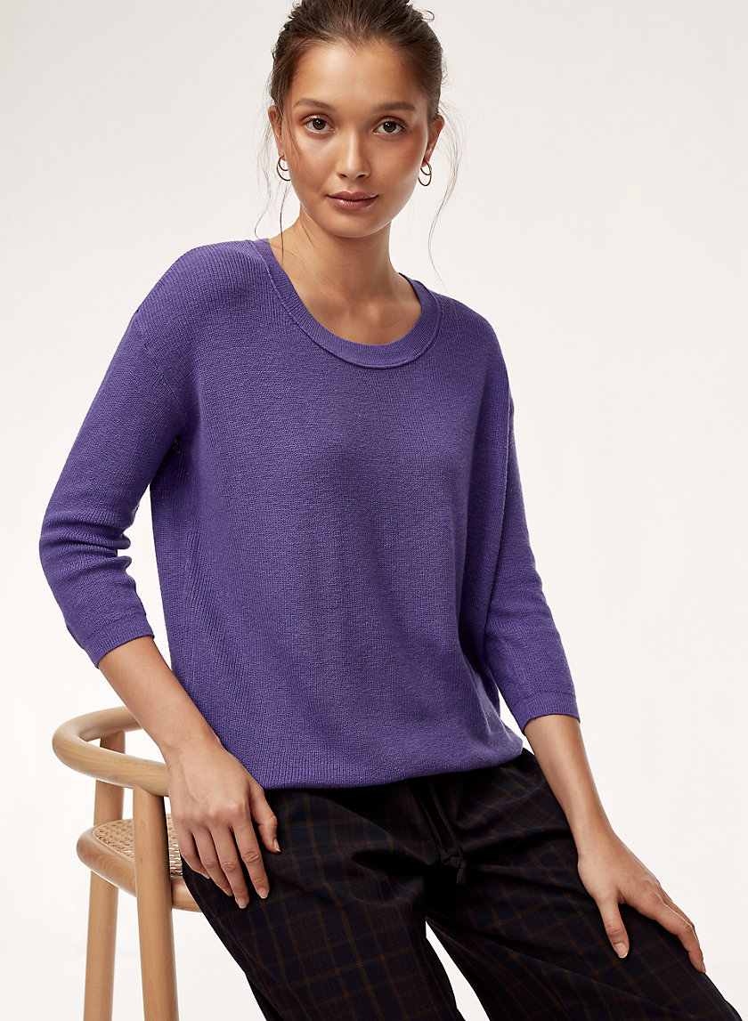 BALZAC SWEATER - Silk-blend crewneck sweater BALZAC SWEATER - Silk-blend crewneck sweater