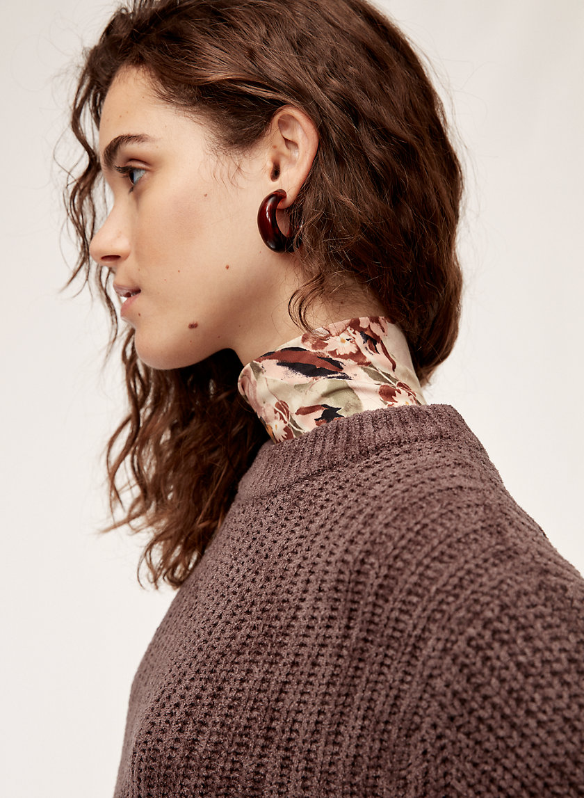 ESSENTIAL CHENILLE SWEATER - Relaxed-fit crewneck sweater ESSENTIAL CHENILLE SWEATER - Relaxed-fit crewneck sweater