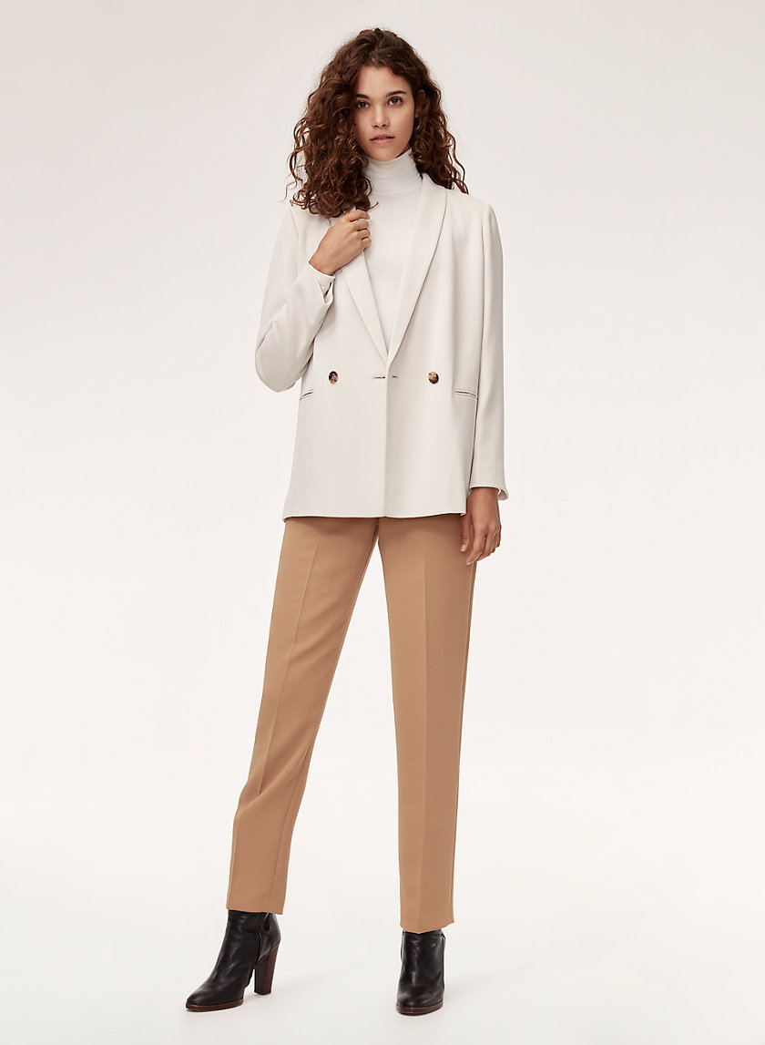 CECILE BLAZER - Draped, double-breasted blazer CECILE BLAZER - Draped, double-breasted blazer
