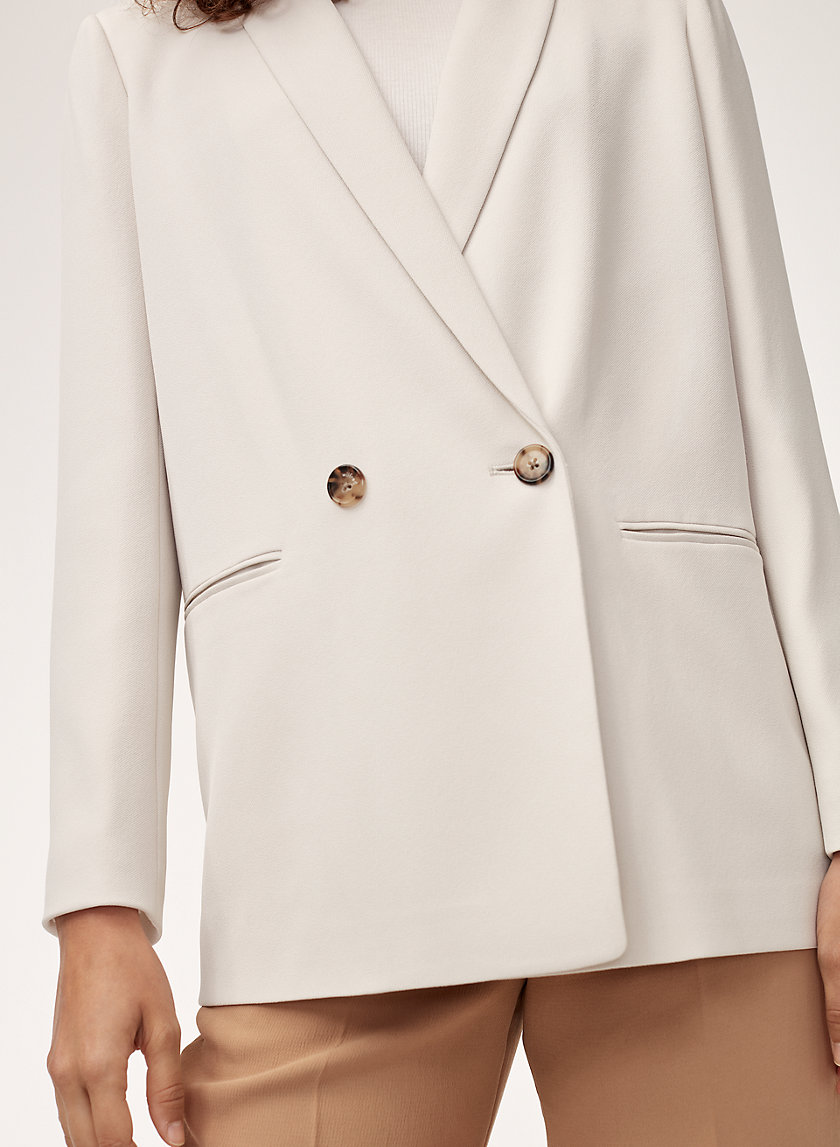 CECILE BLAZER - Draped, double-breasted blazer CECILE BLAZER - Draped, double-breasted blazer