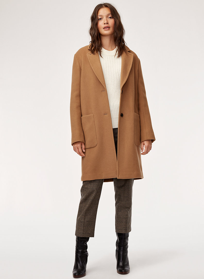 JARED WOOL COAT - Mid-length, wool-blend coat JARED WOOL COAT - Mid-length, wool-blend coat