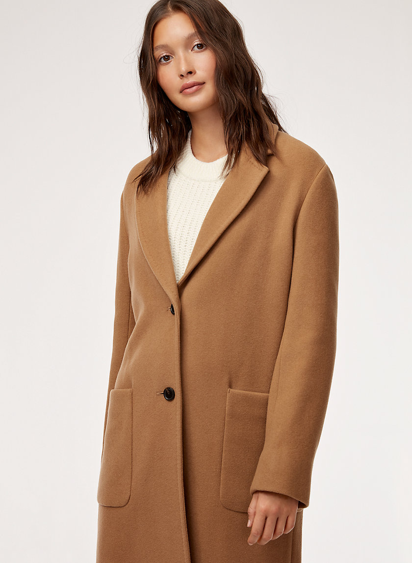 JARED WOOL COAT - Mid-length, wool-blend coat JARED WOOL COAT - Mid-length, wool-blend coat