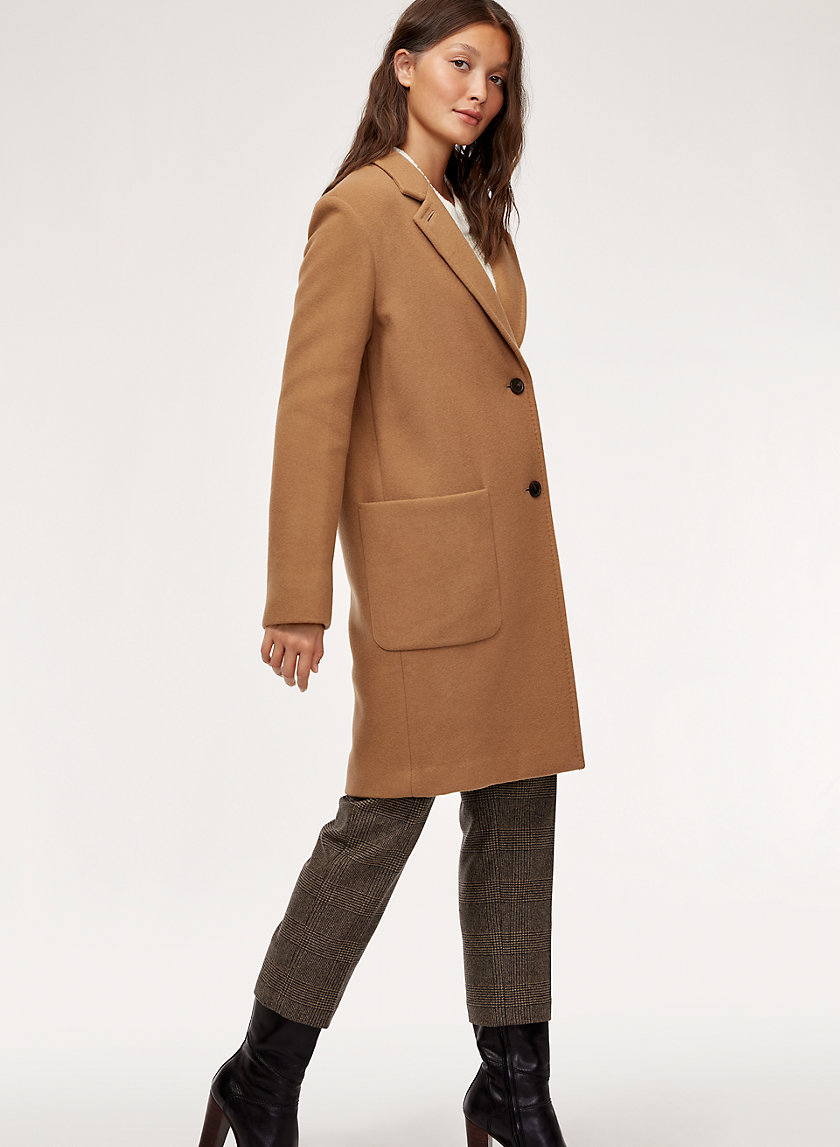 JARED WOOL COAT - Mid-length, wool-blend coat JARED WOOL COAT - Mid-length, wool-blend coat
