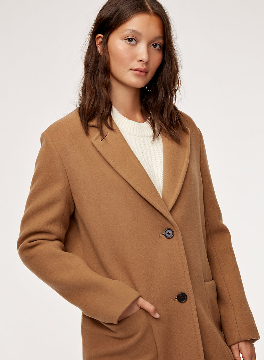 JARED WOOL COAT - Mid-length, wool-blend coat JARED WOOL COAT - Mid-length, wool-blend coat