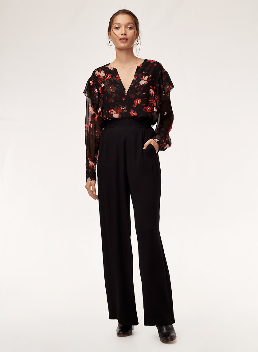 FAUN PANT LONG - High-waisted, wide-leg pant FAUN PANT LONG - High-waisted, wide-leg pant