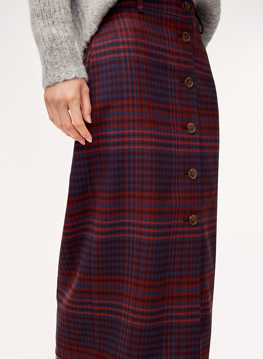 LEONA SKIRT - Plaid midi skirt LEONA SKIRT - Plaid midi skirt