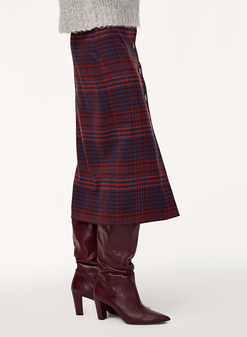 LEONA SKIRT - Plaid midi skirt LEONA SKIRT - Plaid midi skirt