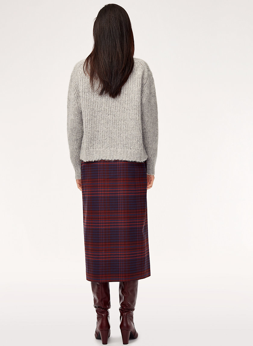 LEONA SKIRT - Plaid midi skirt LEONA SKIRT - Plaid midi skirt