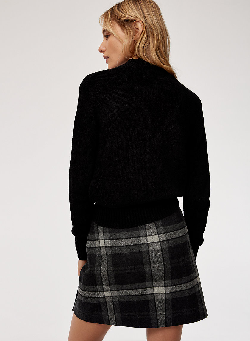 DORINE SKIRT - Plaid, faux-wrap mini skirt DORINE SKIRT - Plaid, faux-wrap mini skirt