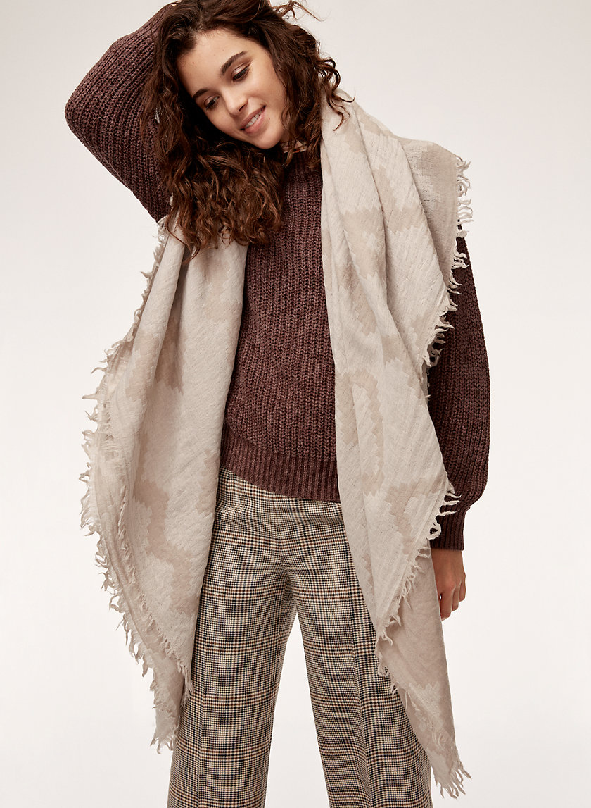Wilfred DIAMOND MOSAIC BLANKET SCARF | Aritzia Wilfred DIAMOND MOSAIC BLANKET SCARF | Aritzia