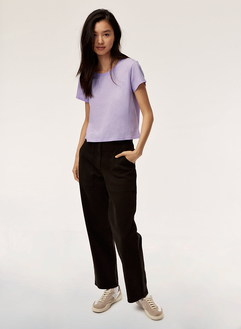 LAURA T-SHIRT - Cropped, crewneck t-shirt LAURA T-SHIRT - Cropped, crewneck t-shirt