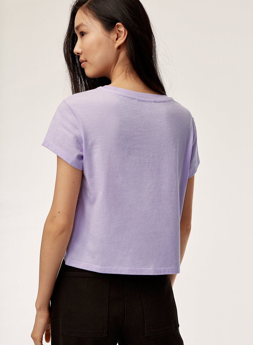 LAURA T-SHIRT - Cropped, crewneck t-shirt LAURA T-SHIRT - Cropped, crewneck t-shirt