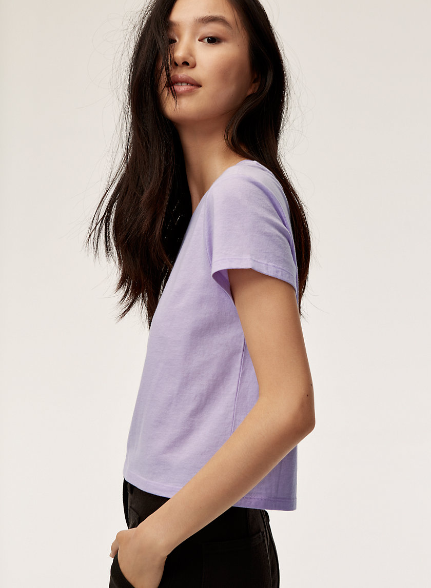 LAURA T-SHIRT - Cropped, crewneck t-shirt LAURA T-SHIRT - Cropped, crewneck t-shirt