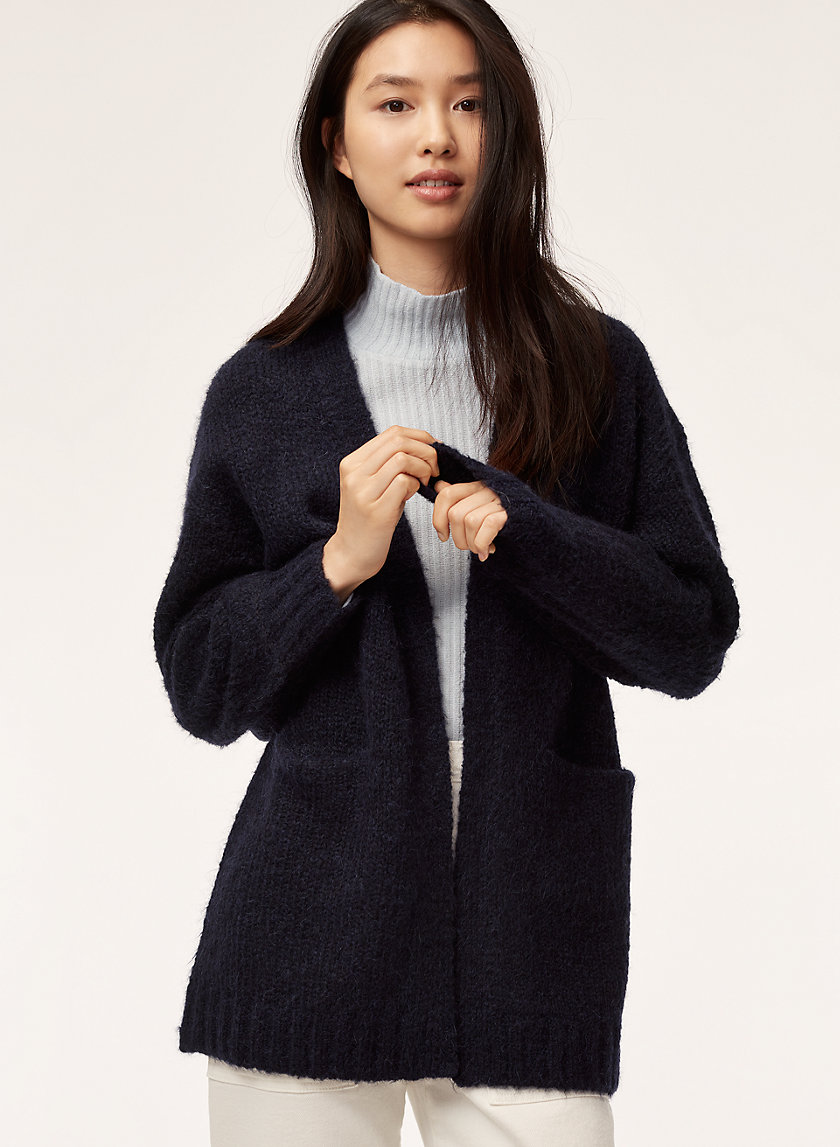 ROURKE SWEATER - Oversized, open-front cardigan ROURKE SWEATER - Oversized, open-front cardigan