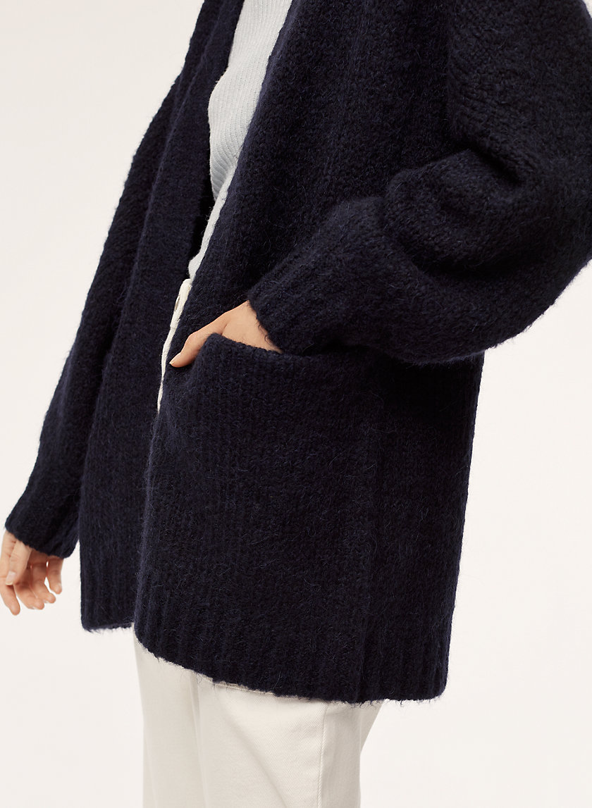 ROURKE SWEATER - Oversized, open-front cardigan ROURKE SWEATER - Oversized, open-front cardigan