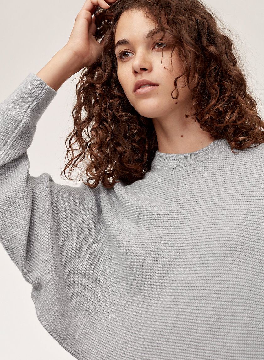 LOLAN SWEATER - Cropped, oversized, wool-blend sweater LOLAN SWEATER - Cropped, oversized, wool-blend sweater