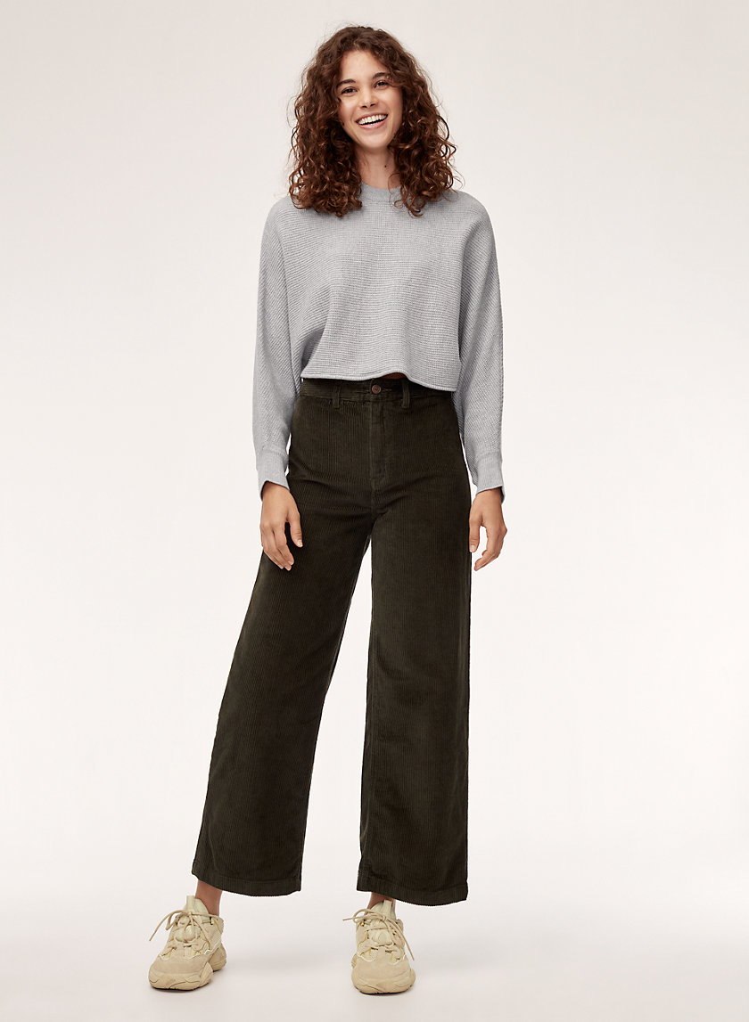 LOLAN SWEATER - Cropped, oversized, wool-blend sweater LOLAN SWEATER - Cropped, oversized, wool-blend sweater