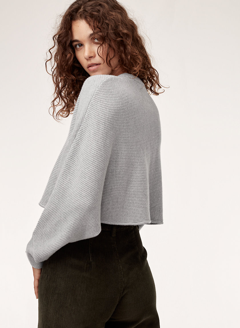 LOLAN SWEATER - Cropped, oversized, wool-blend sweater LOLAN SWEATER - Cropped, oversized, wool-blend sweater
