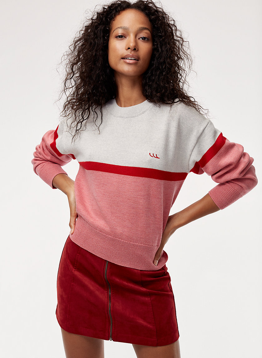 CAELA SWEATER - Colorblock crewneck sweater CAELA SWEATER - Colorblock crewneck sweater