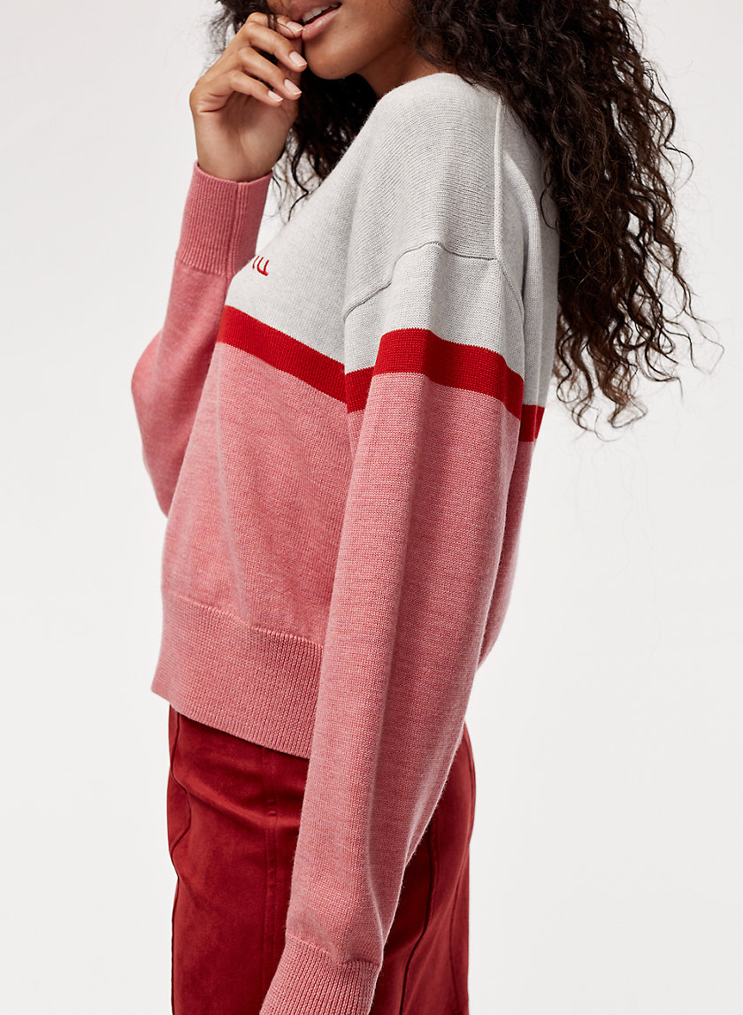 CAELA SWEATER - Colorblock crewneck sweater CAELA SWEATER - Colorblock crewneck sweater
