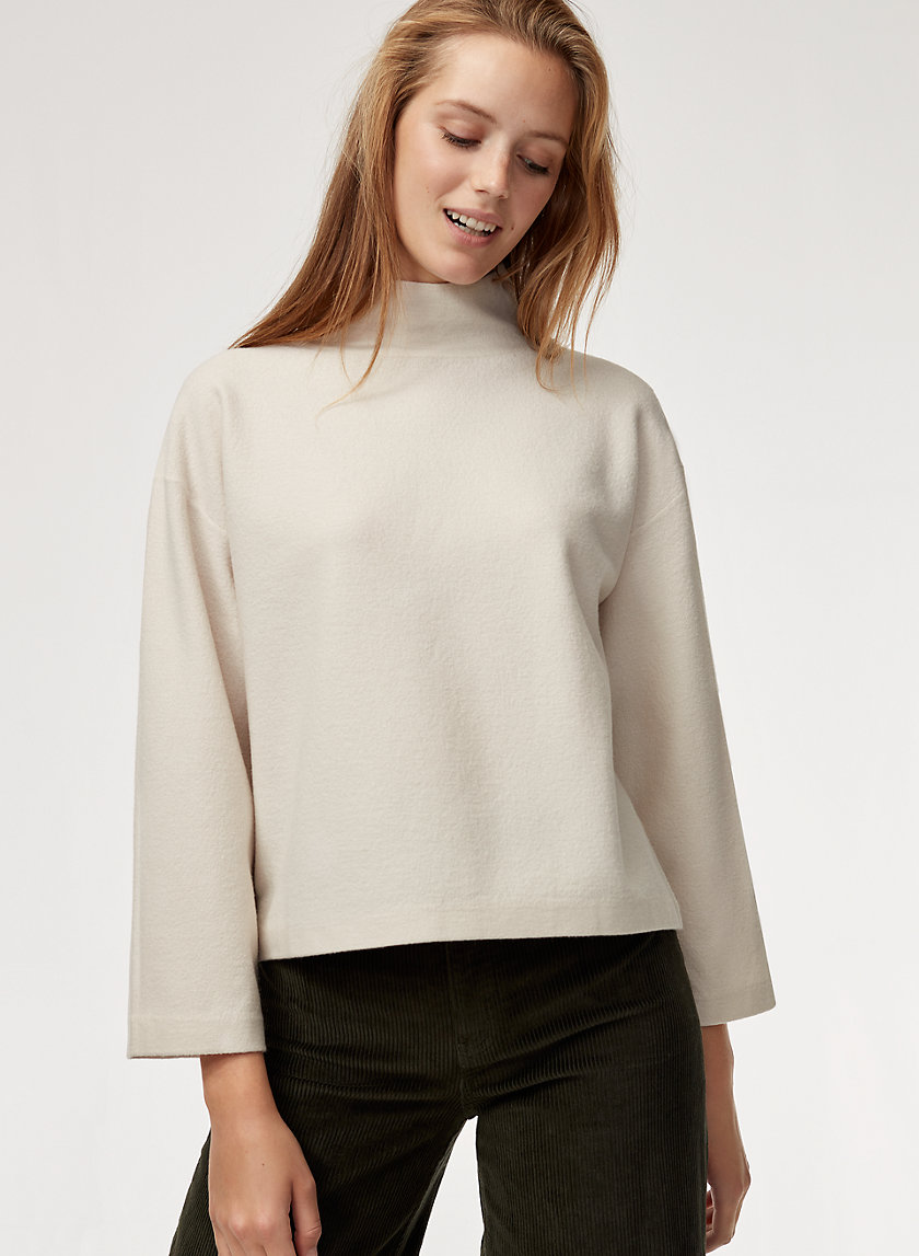 DIANE SWEATER - Wool-blend mock-neck sweater DIANE SWEATER - Wool-blend mock-neck sweater