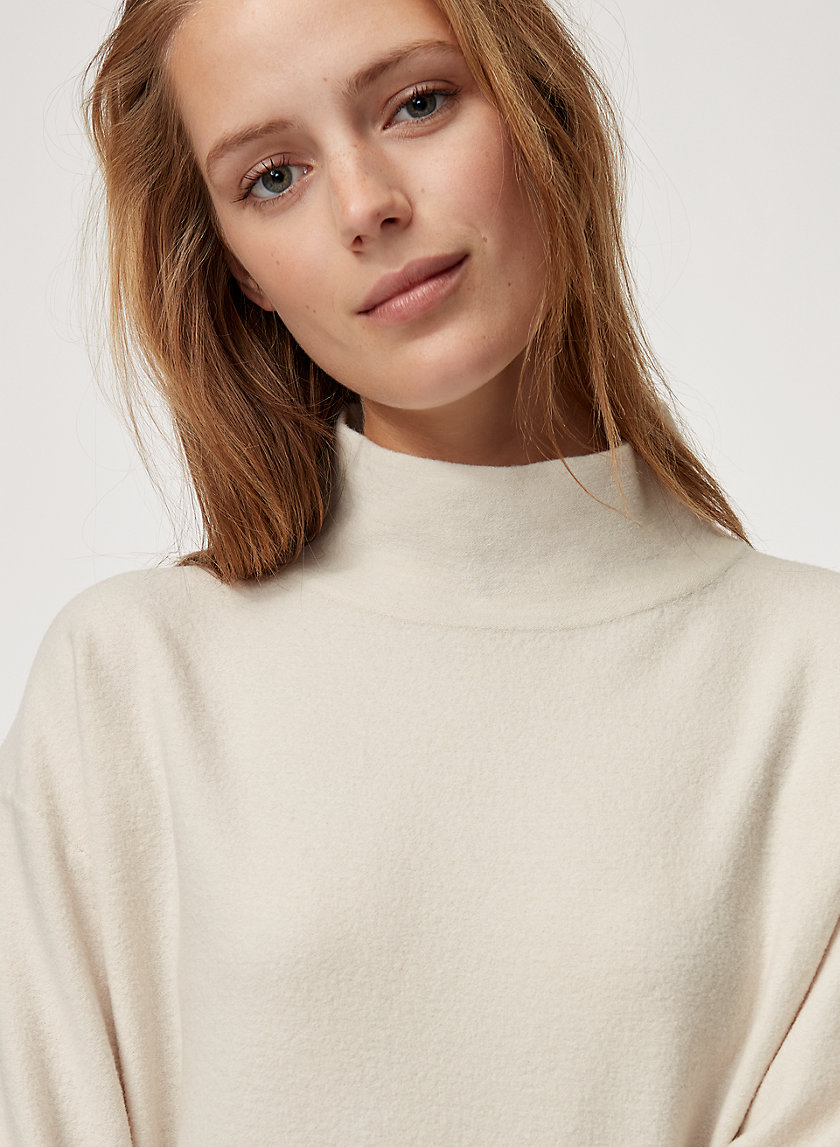 DIANE SWEATER - Wool-blend mock-neck sweater DIANE SWEATER - Wool-blend mock-neck sweater