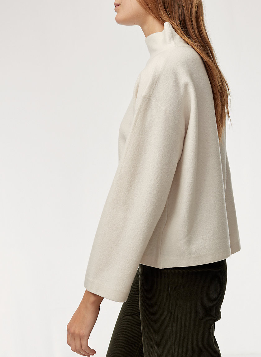 DIANE SWEATER - Wool-blend mock-neck sweater DIANE SWEATER - Wool-blend mock-neck sweater