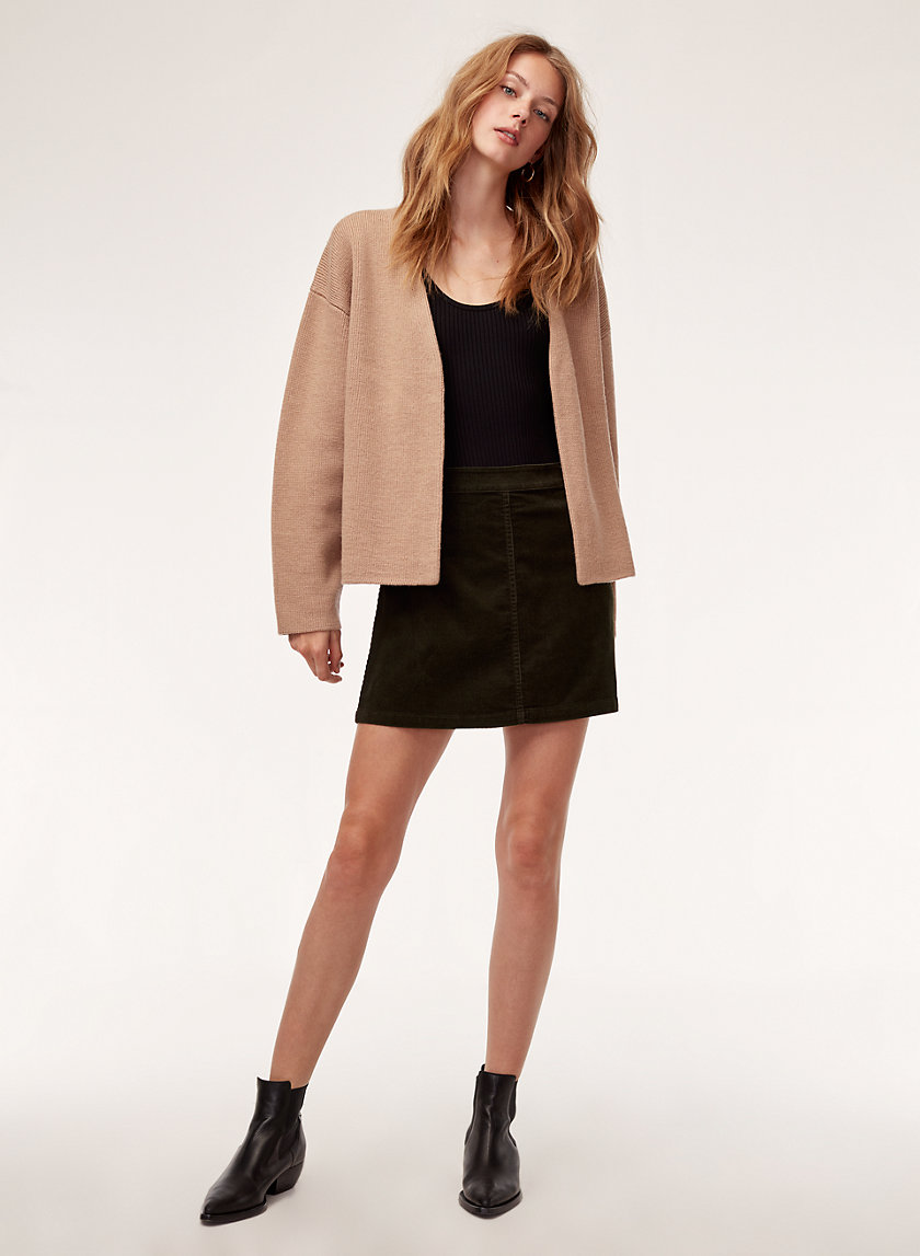 TINA SWEATER - Oversized, merino-wool cardigan TINA SWEATER - Oversized, merino-wool cardigan