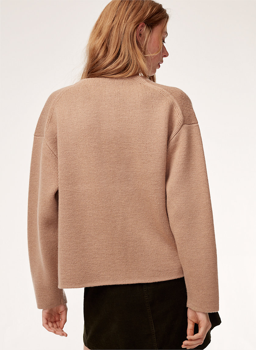 TINA SWEATER - Oversized, merino-wool cardigan TINA SWEATER - Oversized, merino-wool cardigan
