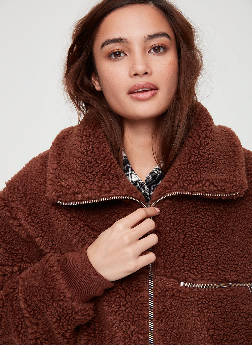 Wilfred Free THE TEDDY JACKET | Aritzia Wilfred Free THE TEDDY JACKET | Aritzia