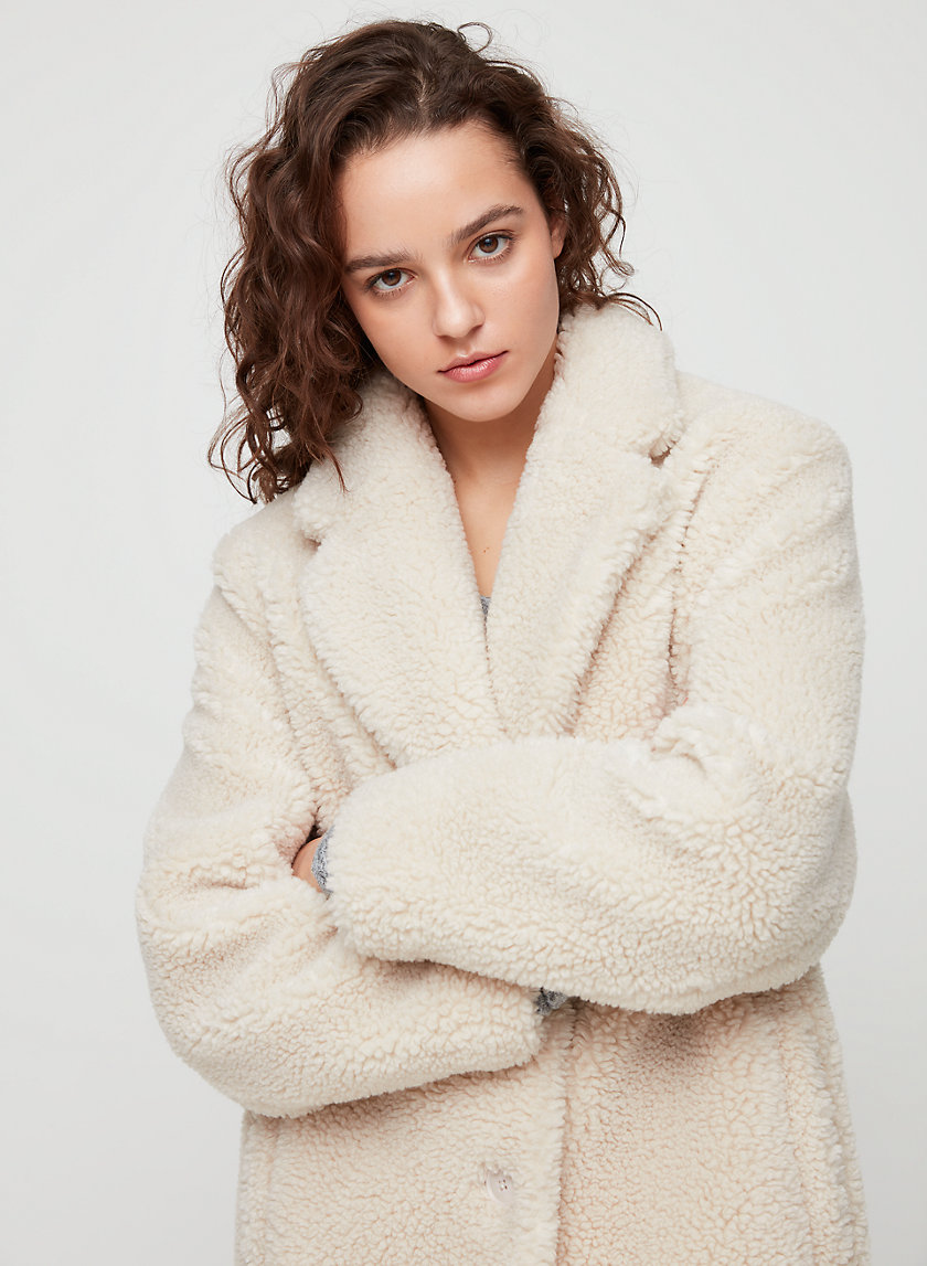 THE TEDDY COCOON - Cozy sherpa cocoon coat THE TEDDY COCOON - Cozy sherpa cocoon coat