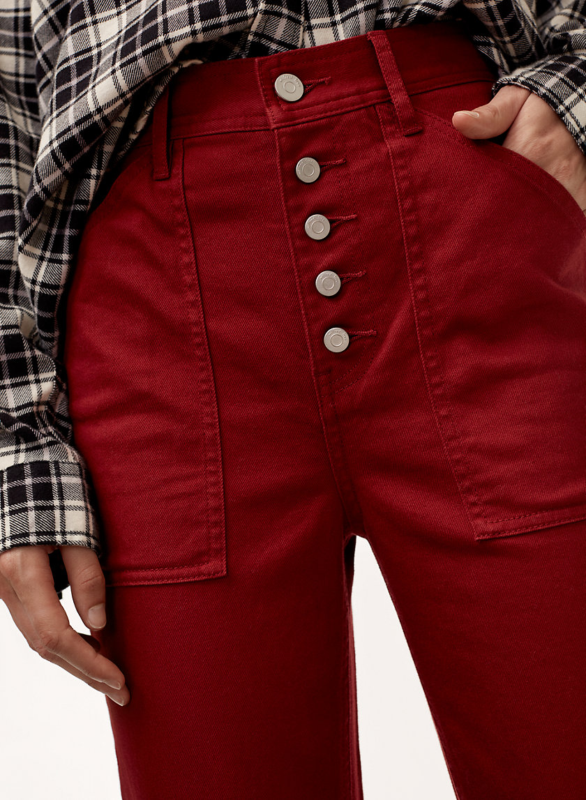 BELEN PANT - Cropped, high-waisted, buttoned pant BELEN PANT - Cropped, high-waisted, buttoned pant