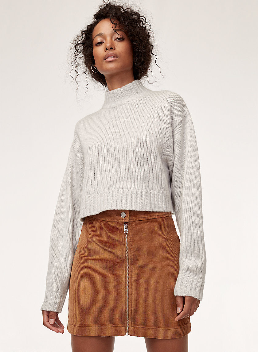 LILY SKIRT - Zip-up, corduroy mini skirt LILY SKIRT - Zip-up, corduroy mini skirt
