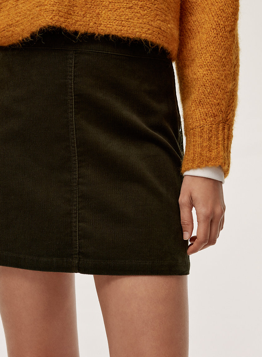 AALIYAH SKIRT - A-line, corduroy mini skirt AALIYAH SKIRT - A-line, corduroy mini skirt
