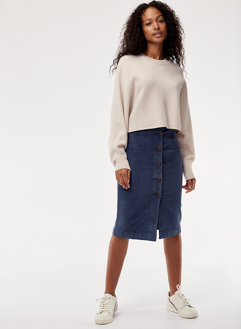 LAYNE SKIRT - Corduroy midi skirt LAYNE SKIRT - Corduroy midi skirt