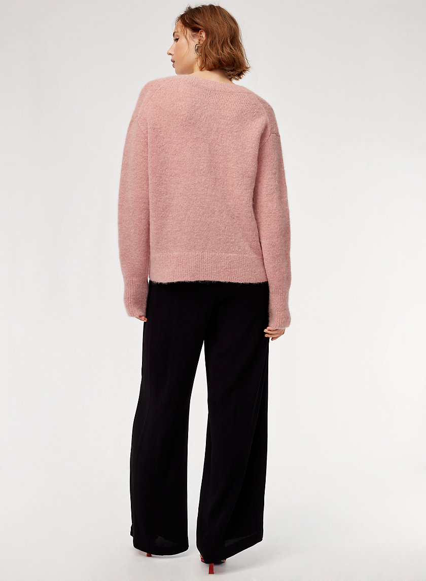 SNOWDROP SWEATER - Textured V-neck sweater SNOWDROP SWEATER - Textured V-neck sweater