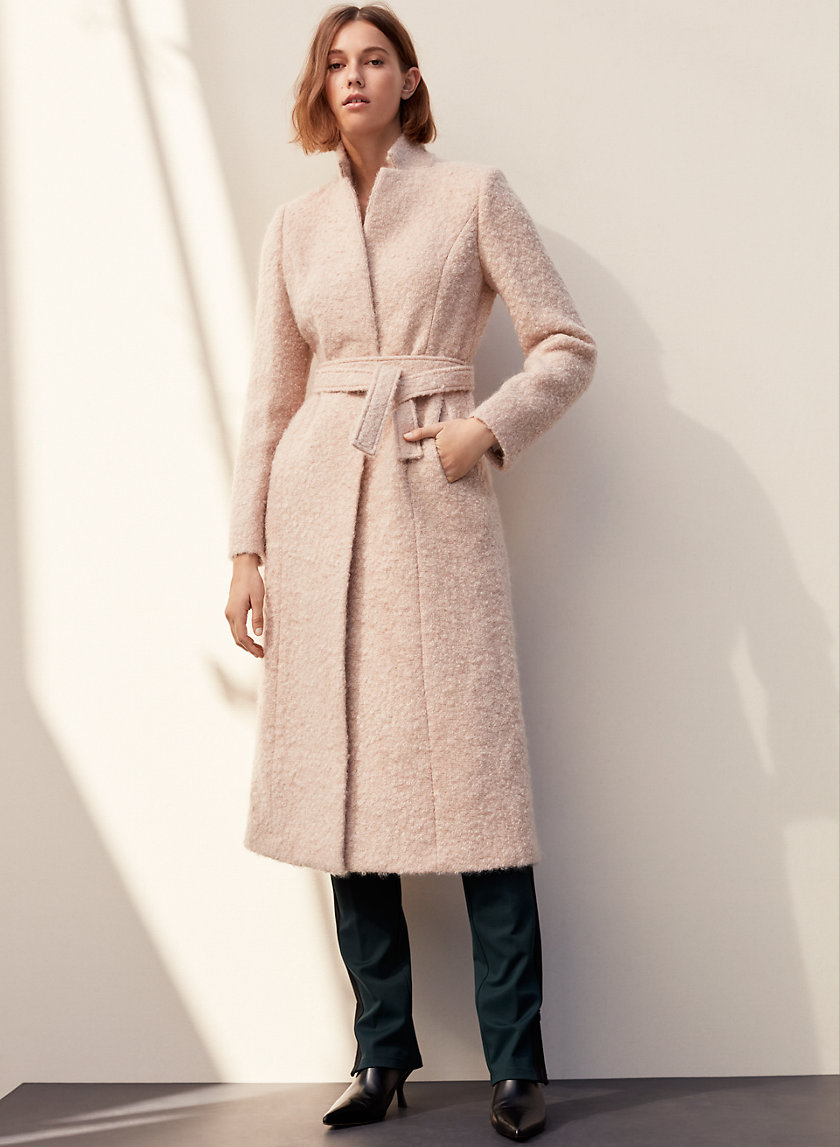 MARKOSIAN COAT - Long, belted, wool-blend coat MARKOSIAN COAT - Long, belted, wool-blend coat