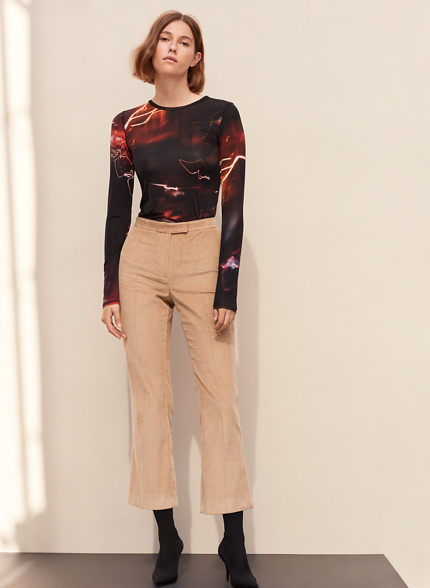 ALBERS PANT - Cropped, kick-flare corduroy pant ALBERS PANT - Cropped, kick-flare corduroy pant