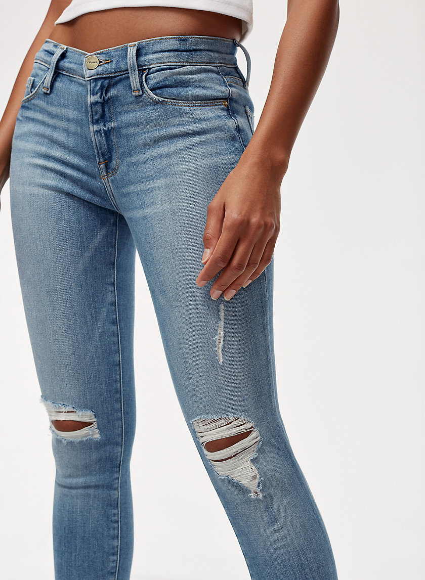 LE SKINNY WESTWELL - Mid-rise, ripped skinny jean LE SKINNY WESTWELL - Mid-rise, ripped skinny jean