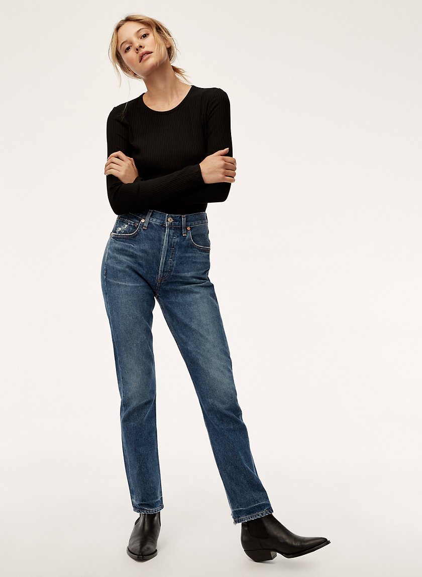 CHARLOTTE UNDERTONE - High-waisted, straight-leg jean CHARLOTTE UNDERTONE - High-waisted, straight-leg jean