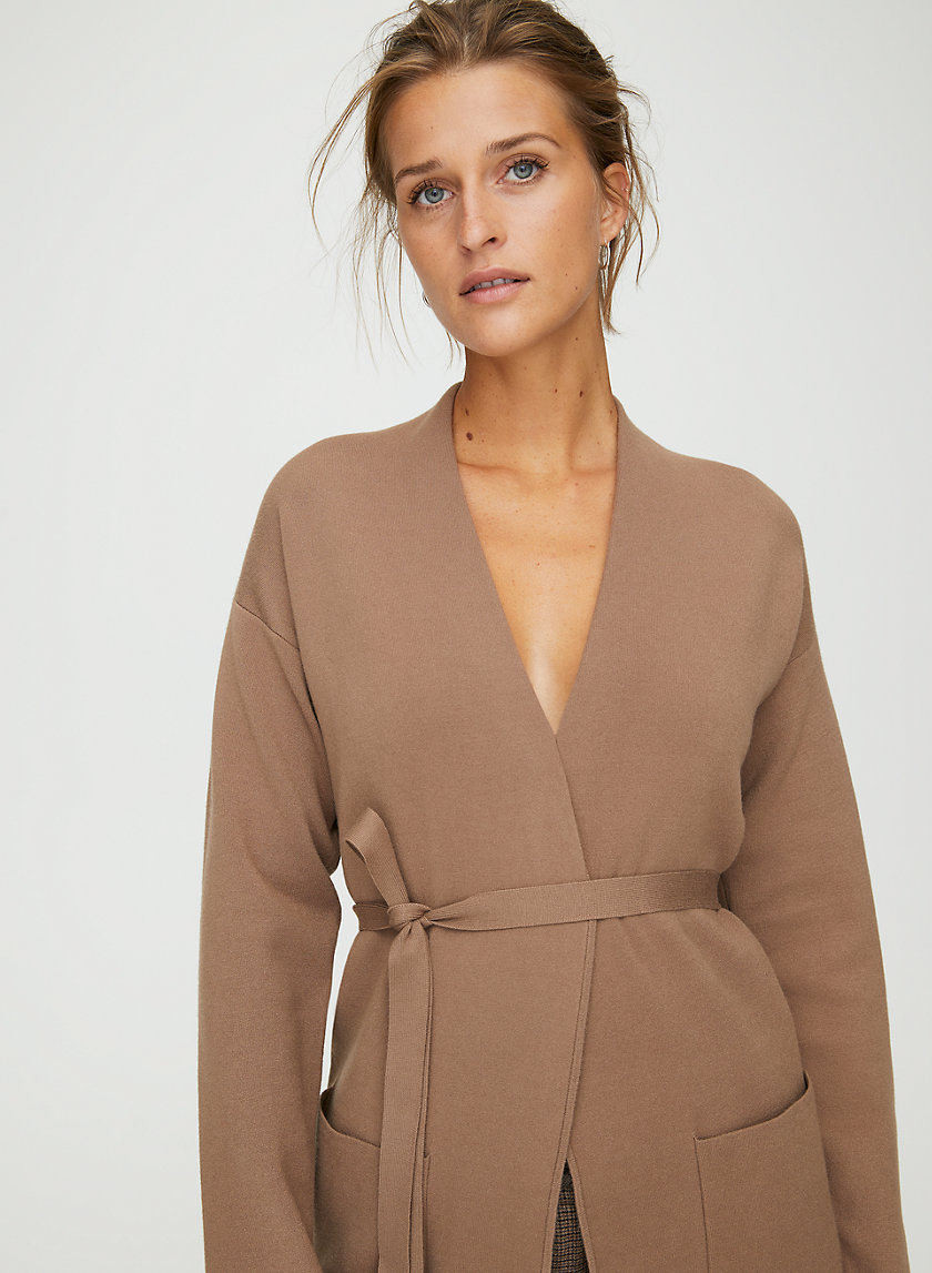 TY CARDIGAN - Belted robe cardigan TY CARDIGAN - Belted robe cardigan