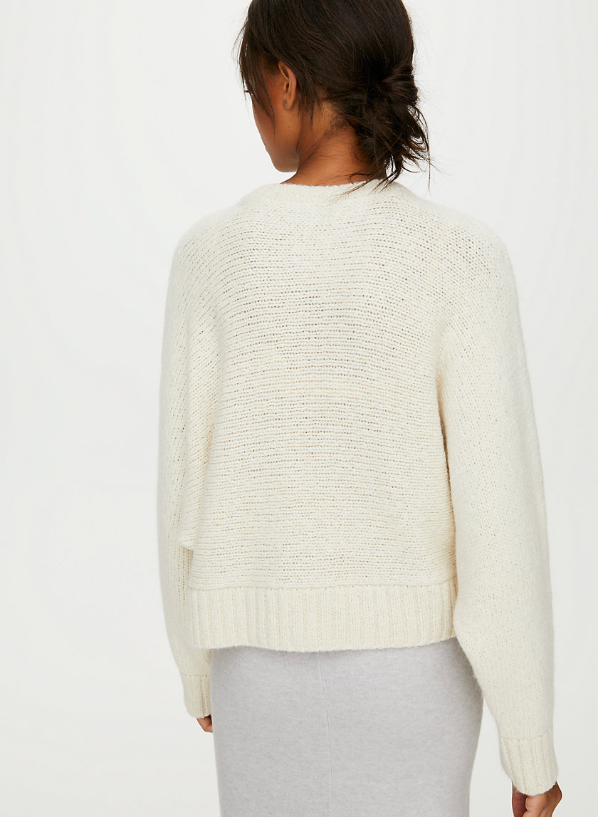 DAY OFF SWEATER - Oversized crewneck alpaca sweater DAY OFF SWEATER - Oversized crewneck alpaca sweater