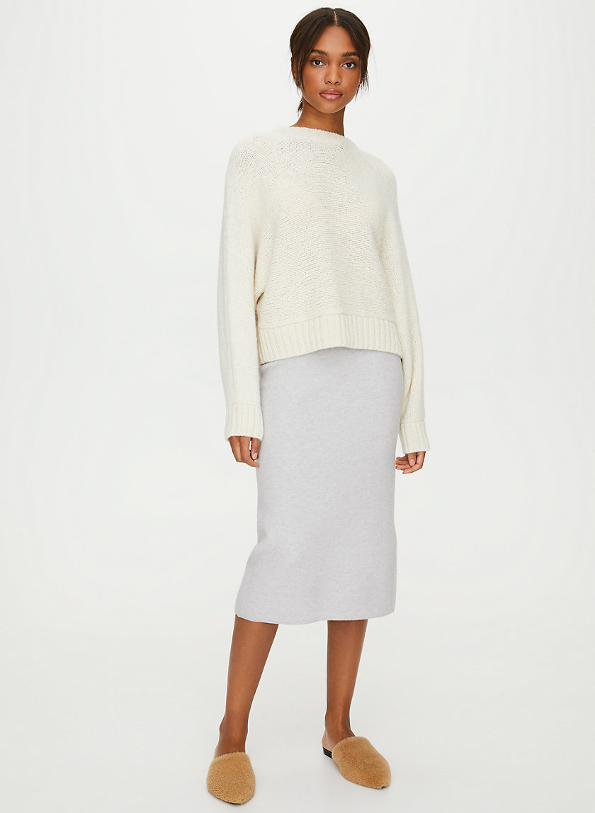 DAY OFF SWEATER - Oversized crewneck alpaca sweater DAY OFF SWEATER - Oversized crewneck alpaca sweater